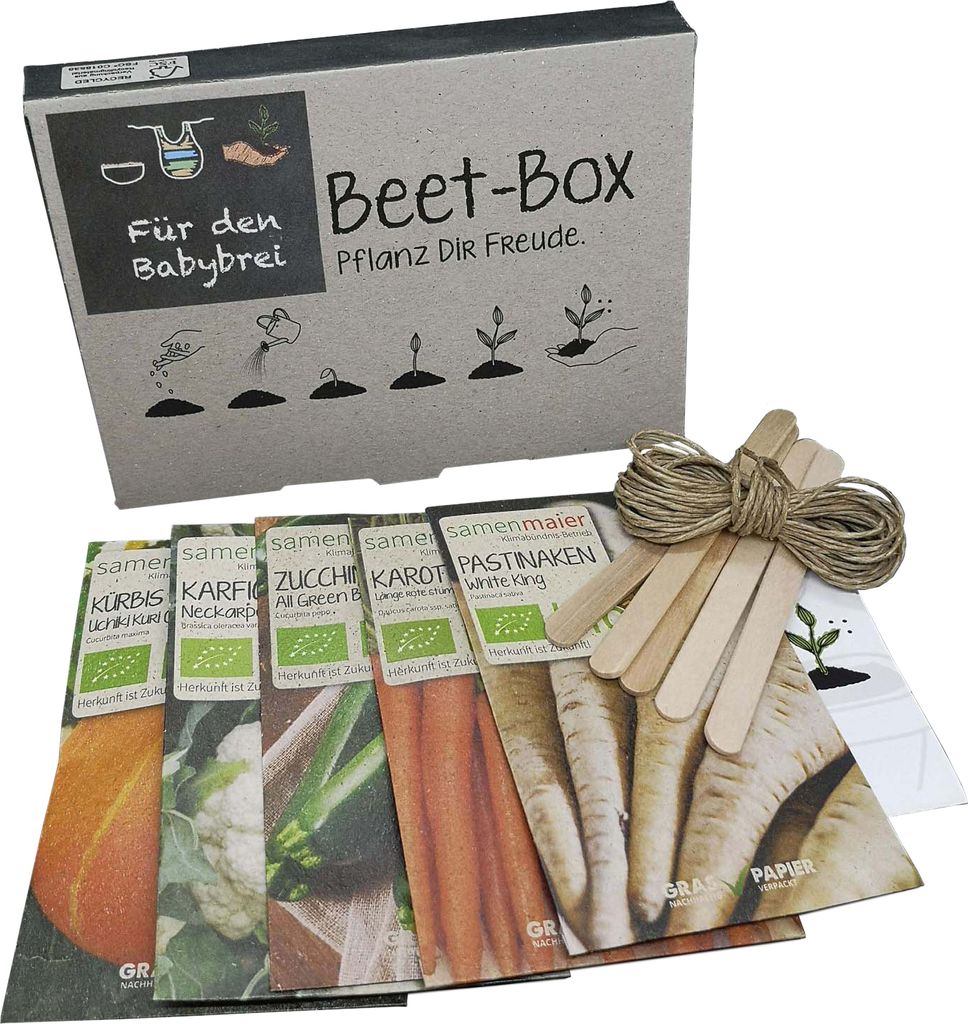 Beet-Box 'Für den Babybrei' |Gemüsesamen-Sets von Samen Maier
