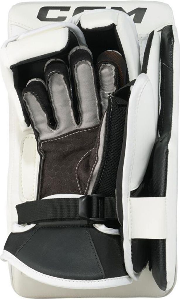 CCM AXIS XF Goalie Stockhand Senior, Farbe:weiss, Spielseite:REG / Linksfänger