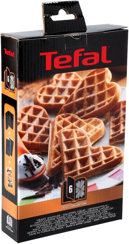 Tefal XA 8006 SNACK COLLECTION Plaatset nr. 6: Hartvormige Productafbeelding 