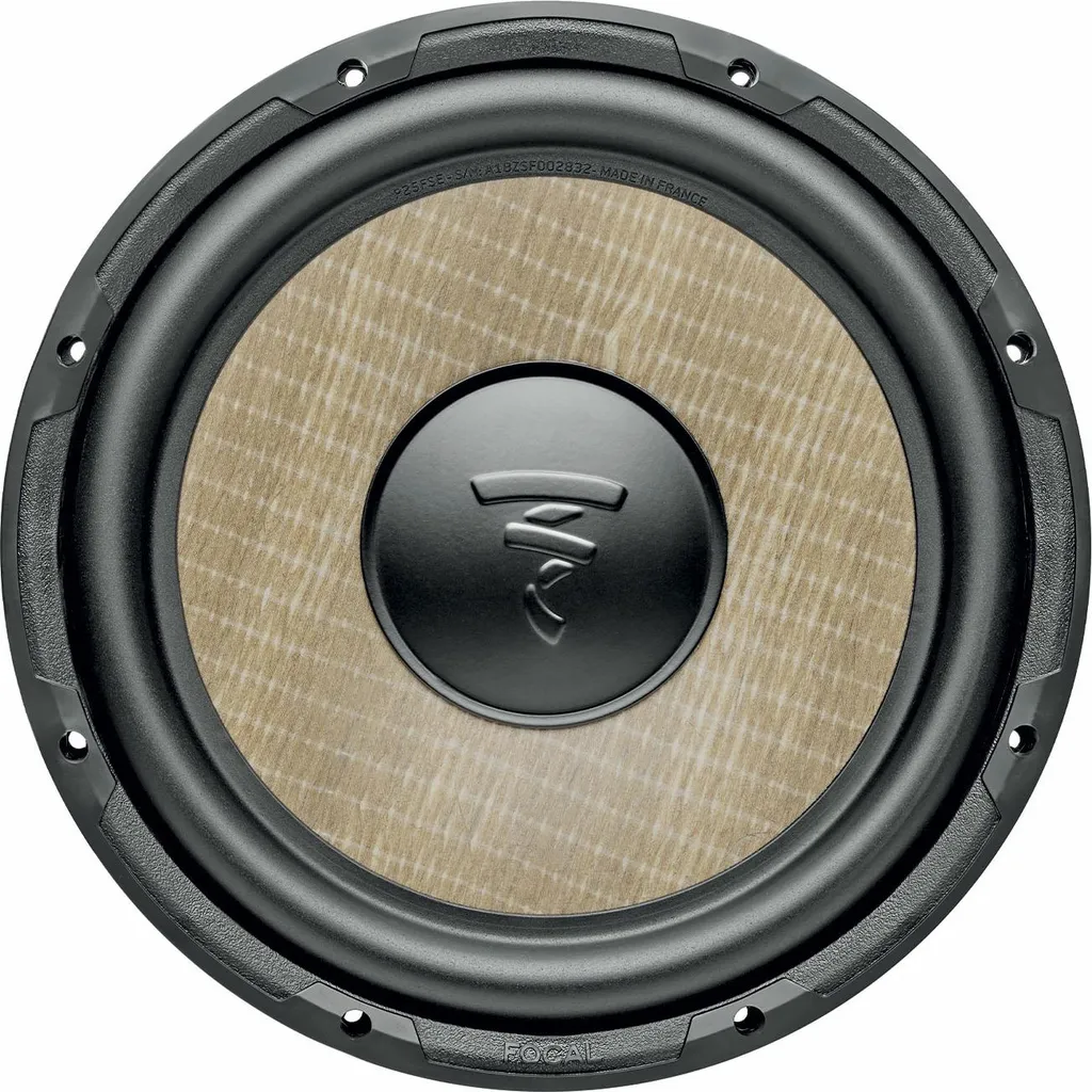 Subwoofer Focal P 25 FSE - Basses de Haute Qualité pour Petit Caisson Clos