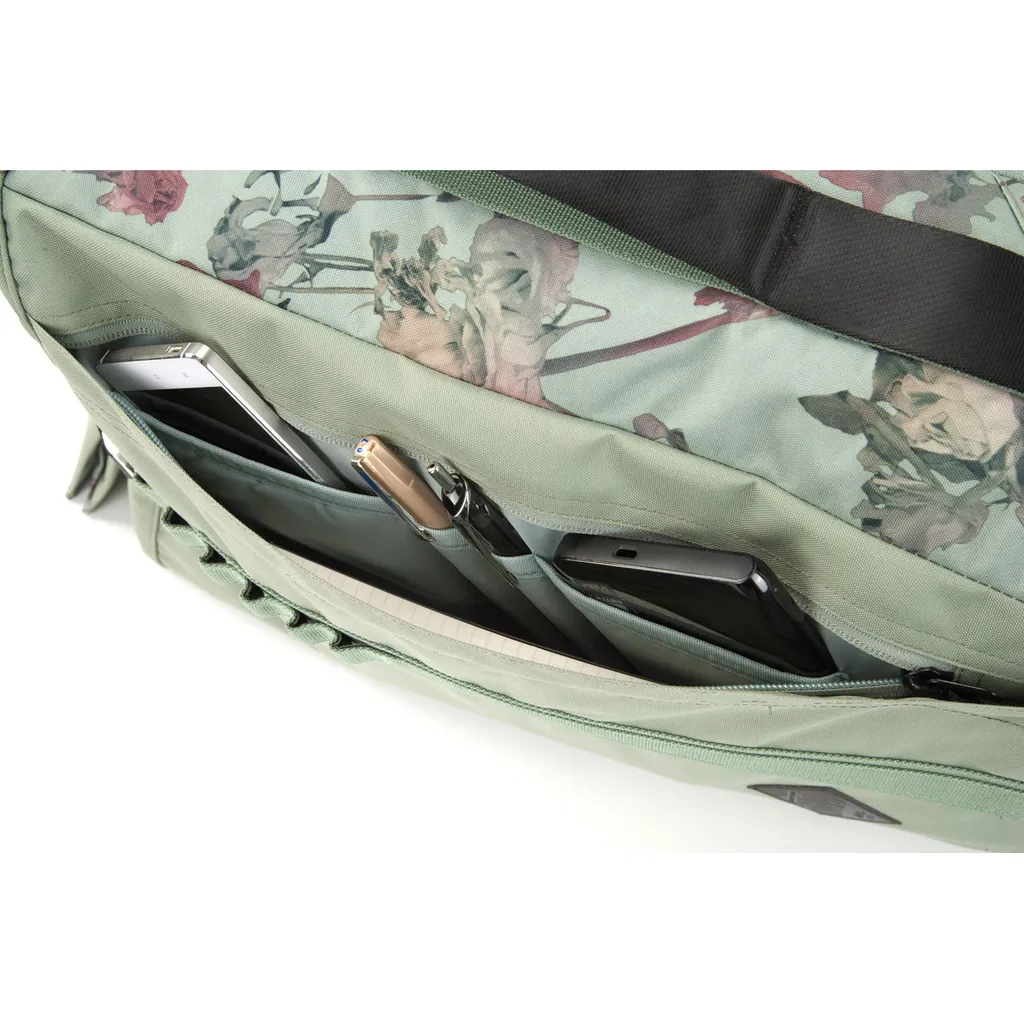 Nitro Scrambler Urban Backpack 28L Dead Flower Verde Tempo Libero - 10
