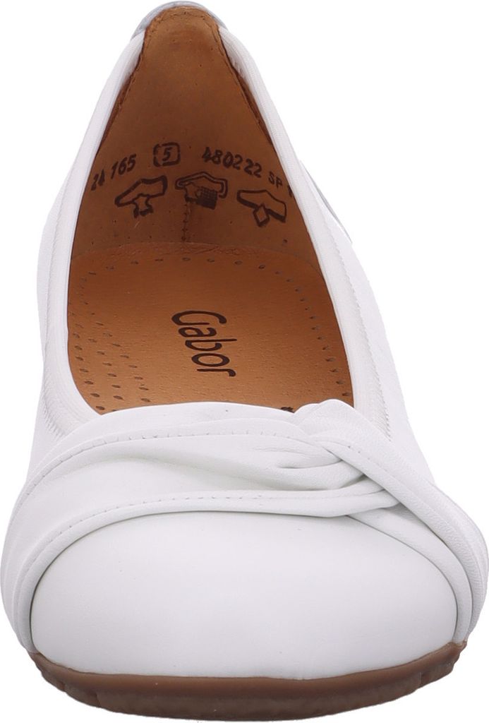 Gabor Ballerinas Damen 31373139333934 Weiß 38 EU Produktbild 22