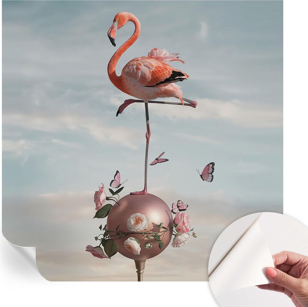 Selbstklebende Wandtapete - Dekorative Tapete für Wohnzimmer - Klebefolie für Wandbilder - Tapetenfolie für Wanddekoration - 250x250 cm - Elegan...
