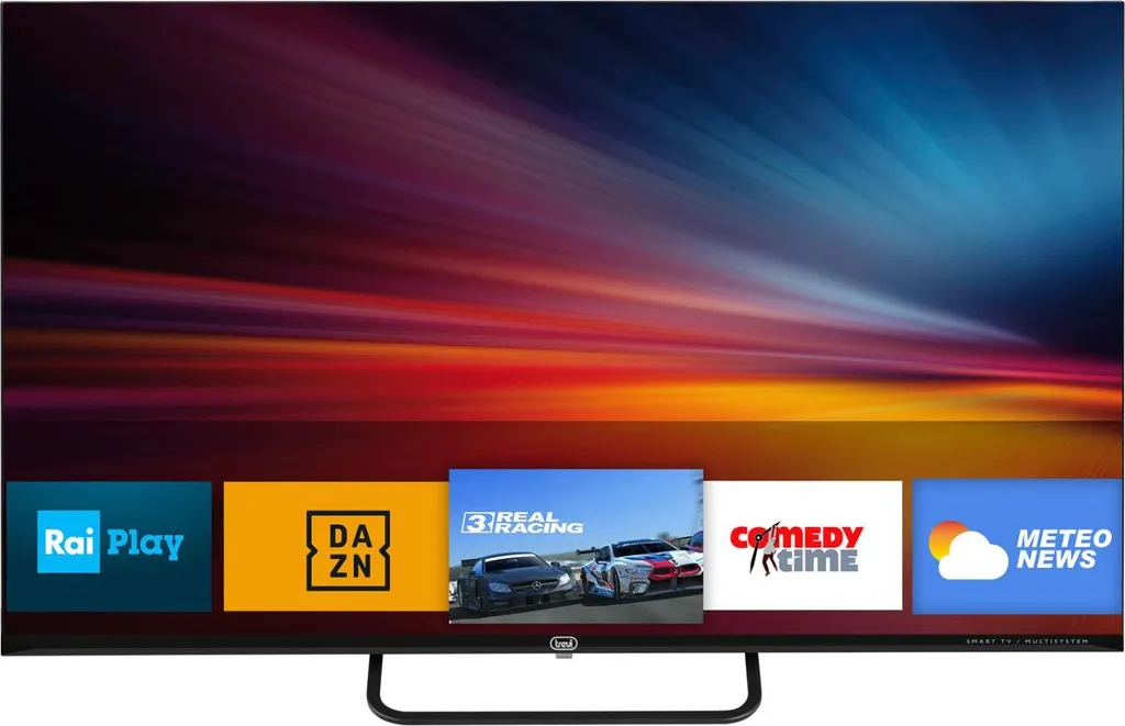 Trevi LTV 3210 SMART Téléviseur HD 32 pouces avec WiFi intégré Noir