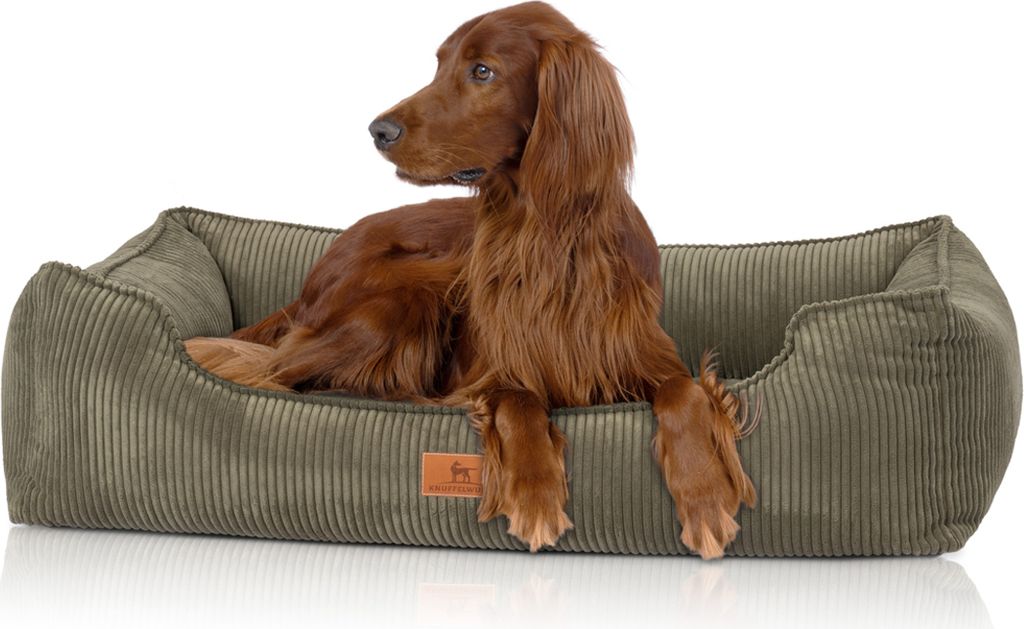 Knuffelwuff orthopädisches Hundebett aus Cord mit Produktbild 