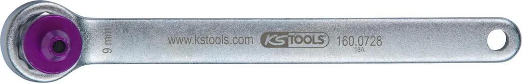 Clé de purge de frein 9 mm compacte KS Tools pour accès difficile pro