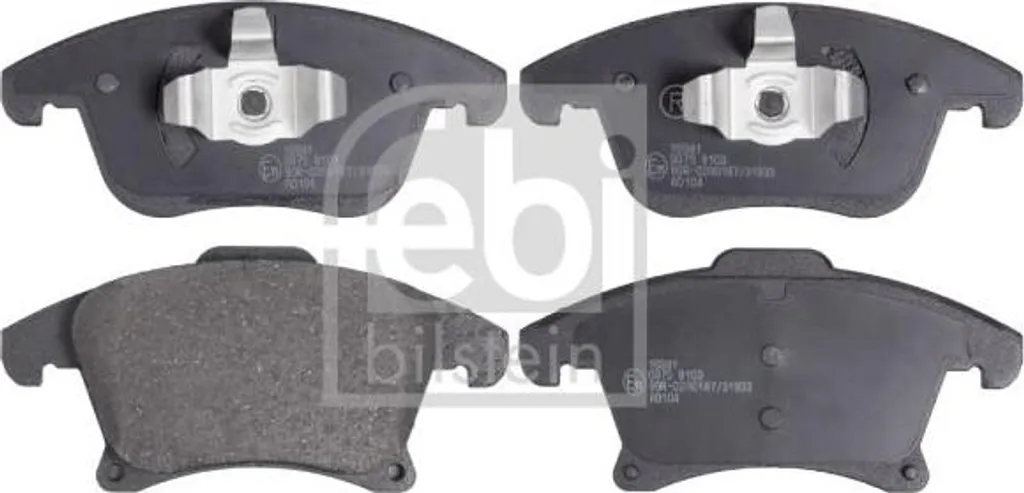 Plaquettes de frein FEBI 16941 contre les bruits et usure Ford 1860105