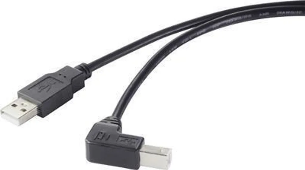 Renkforce RF-4613068 Cavo USB 0,5 m USB 2.0 USB A USB B Nero (RF-4613068) - 1