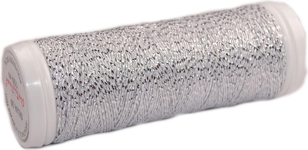 Metalická niť Silva 30N 150 m - 1890 - strieborná Obrázok produktu 