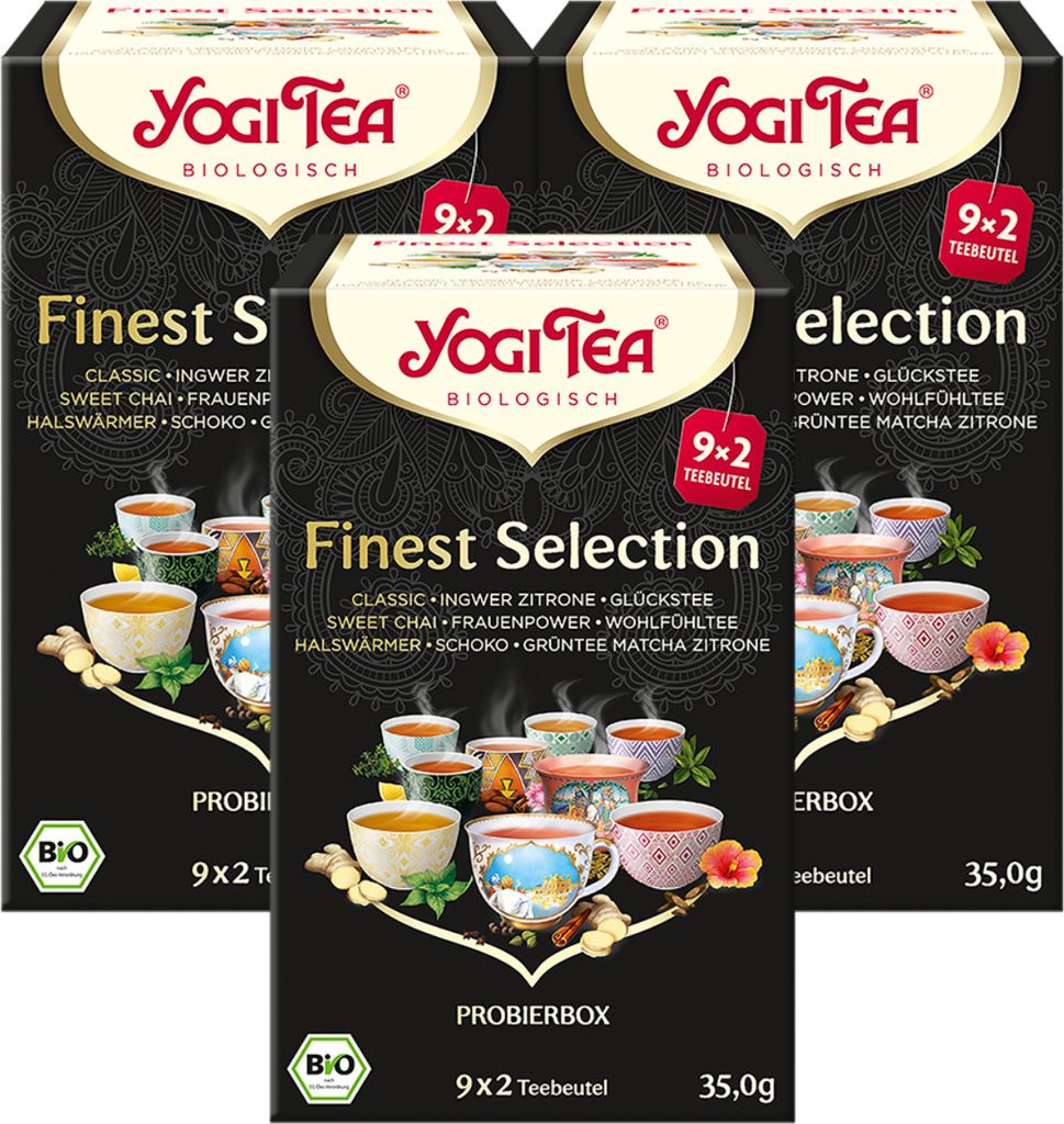 3 xYOGI TEA Finest Selection | 3 x 35g Produktbild 