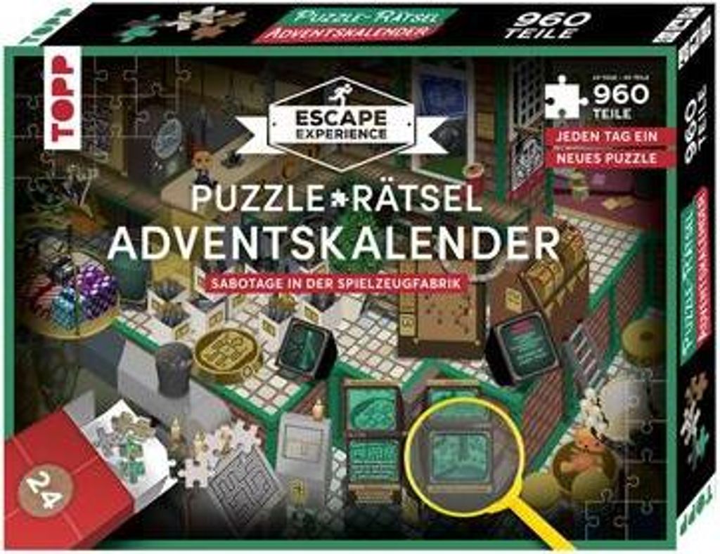 Puzzle-Rätsel-Adventskalender - Sabotage in der Produktbild 1