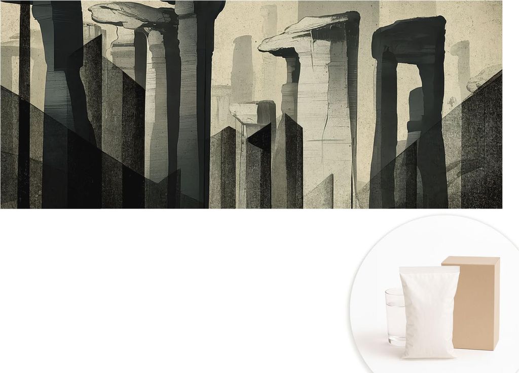 Fototapete - Wandbilder für Wohnzimmer - 208x146 cm - Dekorative Wandfolie - Modernes Design für Wanddekoration - Tapeten für Innenräume - Roha...
