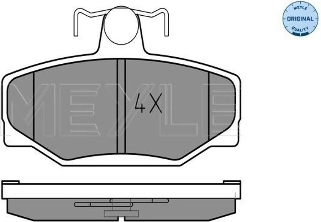 Jeu de plaquettes de frein arrière pour Volvo V70 I et XC70 MEYLE