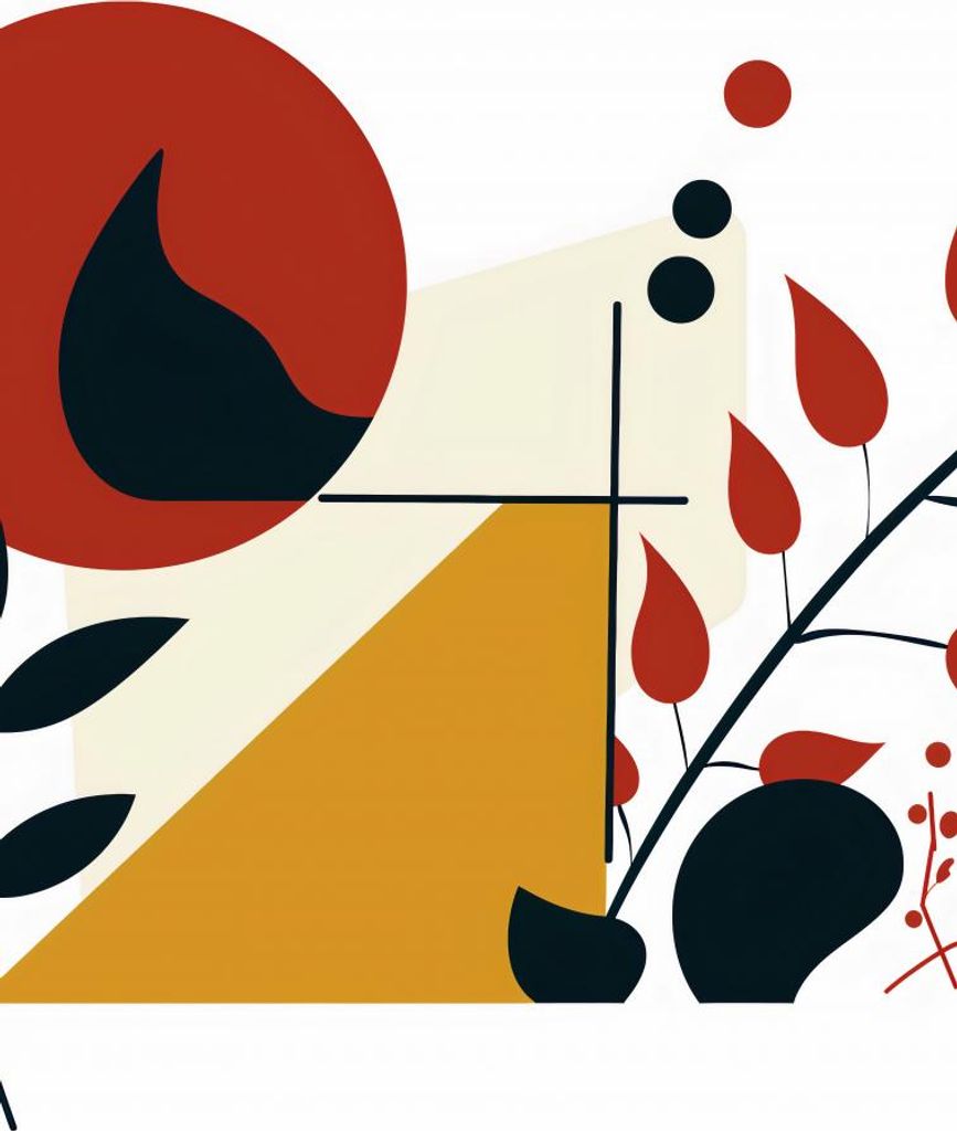 Plakat 67,5x95cm Feuer und Flora