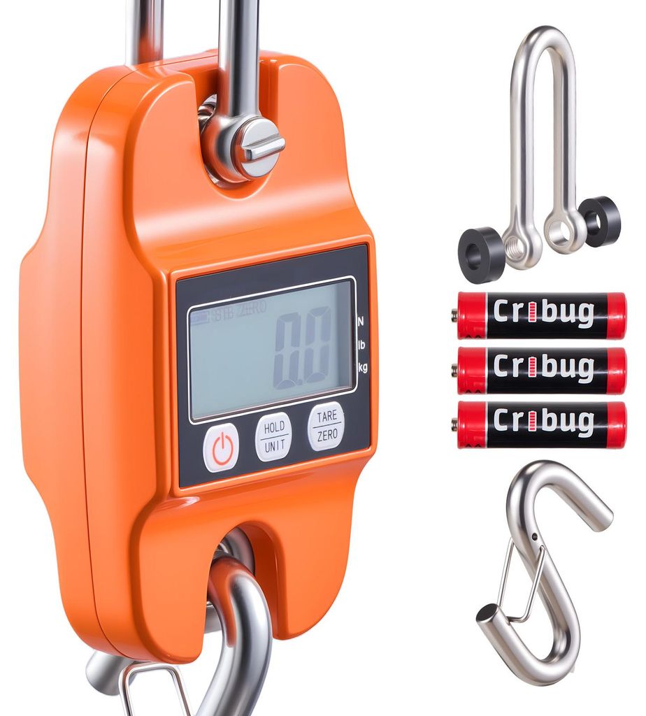 SucceBuy Digitale Kranwaage 400 kg, Hängewaage mit robustem Produktbild 