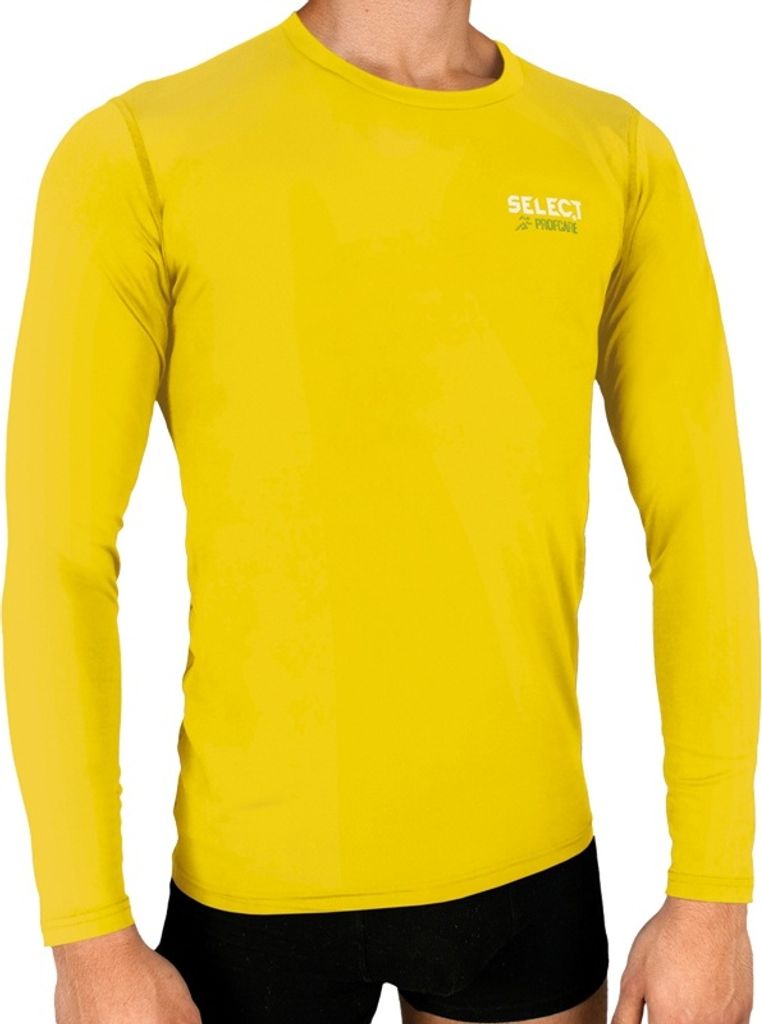 SELECT KOMPRESSIONSSHIRT L/S 6901 gelb XXL