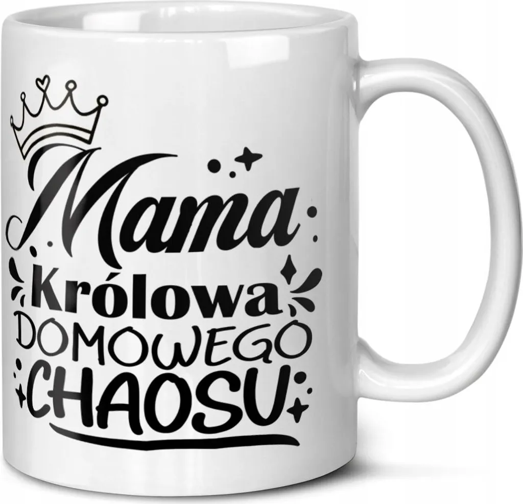 Tazza Festa della Mamma Mamma Regina del Caos - Regalo Divertente