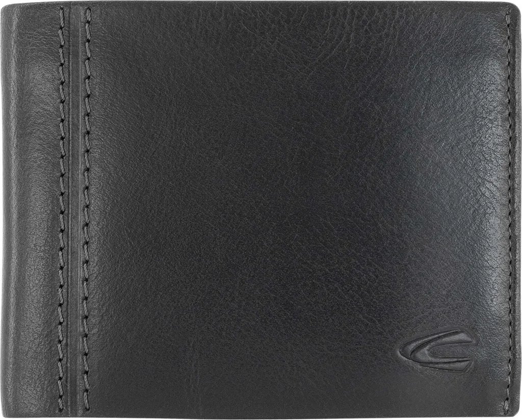 Portafoglio Uomo Camel Active Bilbao Pelle Nera - Formato Landscape RFID