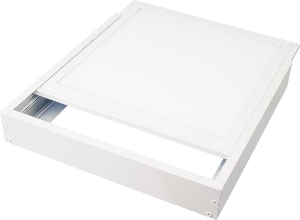 Oberflächenbausatz für LED-Panele 62x62cm Weiß