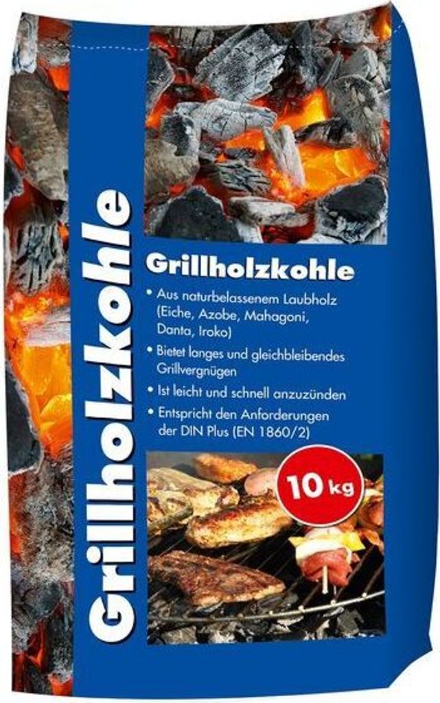 Holzkohlewerk Lüneburg Grillholzkohle Feuer & Flamme 10 kg Produktbild 