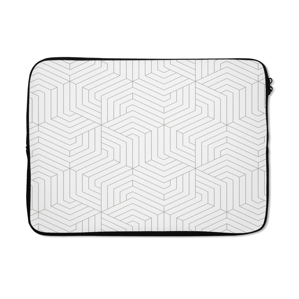 MuchoWow Laptop Hülle 14 ZollAbstrakt - Muster - Gestaltung - Linie Laptoptasche - Laptoptasche - Stoßsicher - Schutzhaube
