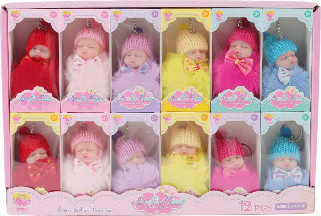 Portachiavi Bambina con Pompon Soffice: Regalo Sicuro e Creativo