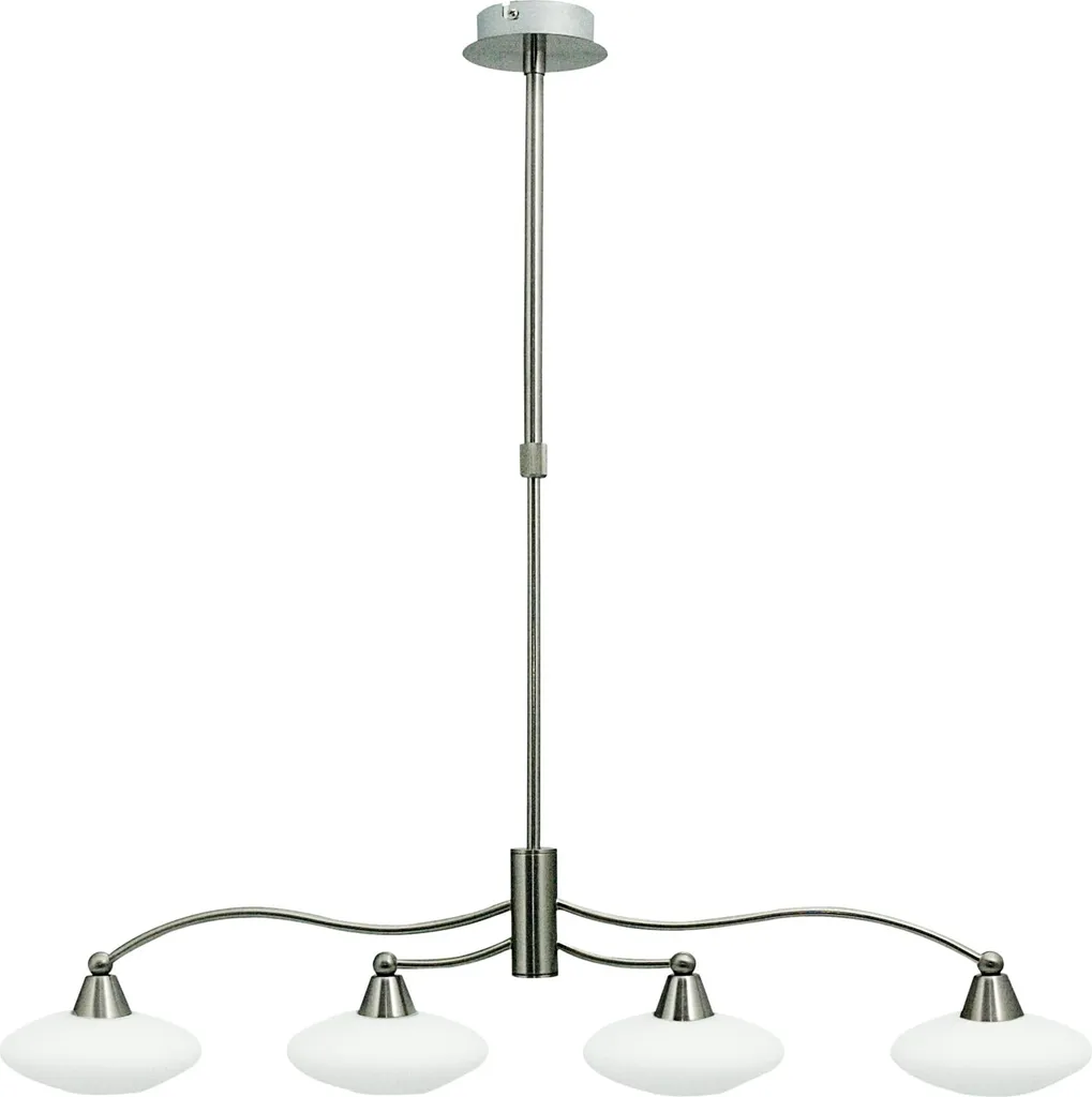 Lustre ELISA 34-05994 Candellux argenté en métal pour salon chic