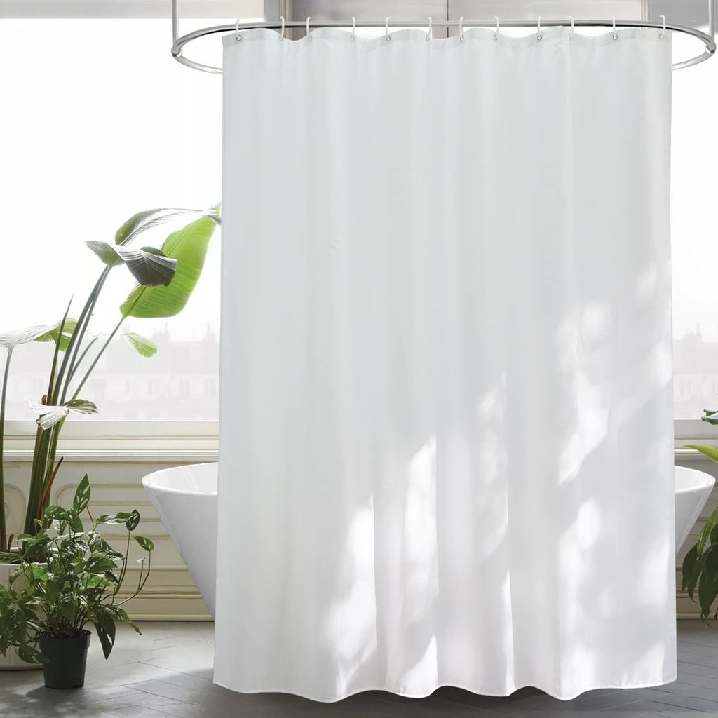 Duschvorhang mit Haken, Anti-schimmel und Wasserdicht Produktbild 
