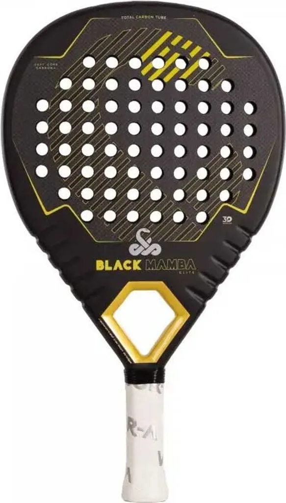 Raquette Padel Vibor-a Black Mamba Elite 3k pour Joueurs Polyvalents