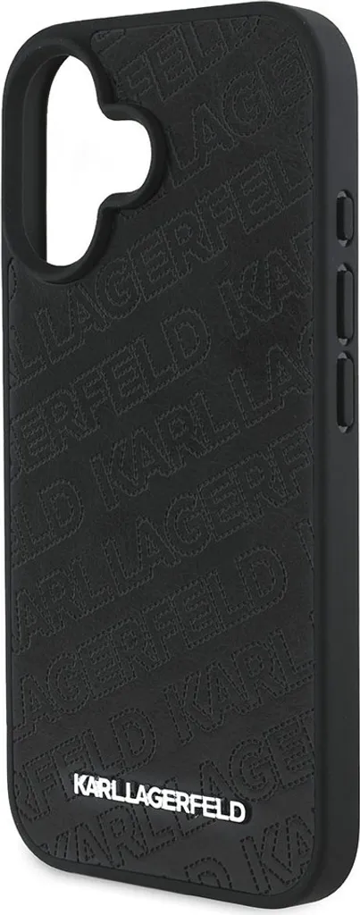 Coque iPhone 16 matelassée Karl Lagerfeld en polyuréthane robuste
