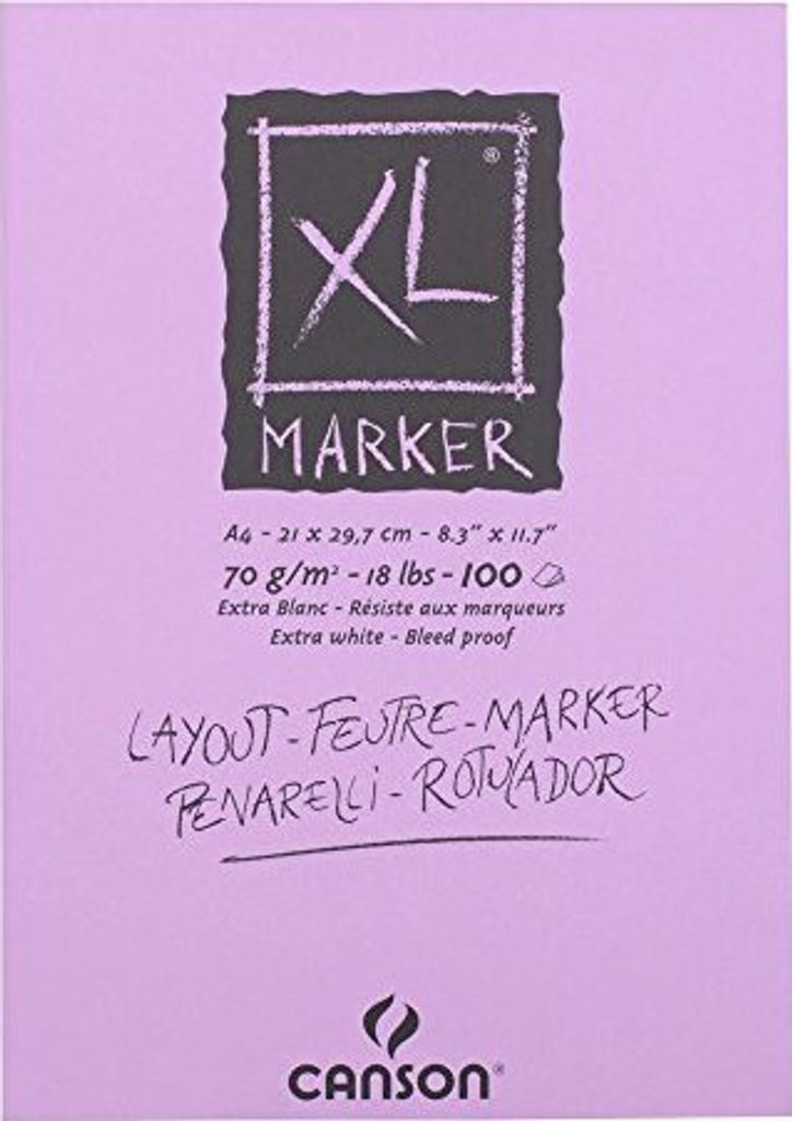 CANSON Skizzen- und Studienblock "XL MARKER", DIN A4, Produktbild 