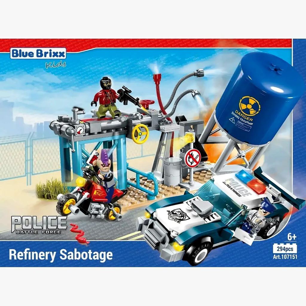 Blue Brixx 107151 Sabotage an der Raffinerie
