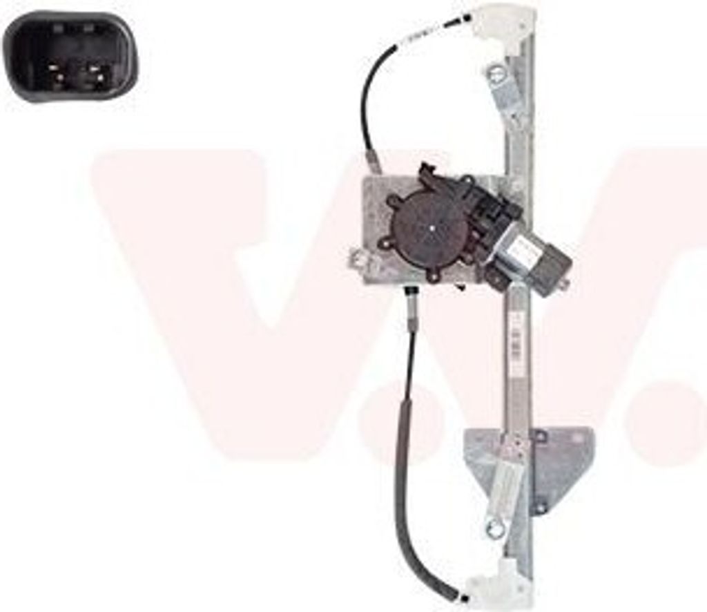 VAN WEZEL 4368262 Elektrischer Fensterheber Vorne Rechts für RENAULT Twingo III Schrägheck (BCM)