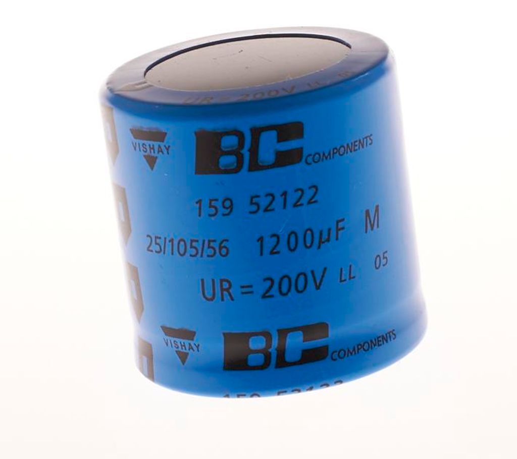 Vishay BC 1200μF 20% 200V SNAP Kondensator MAL215952122E3 #702135