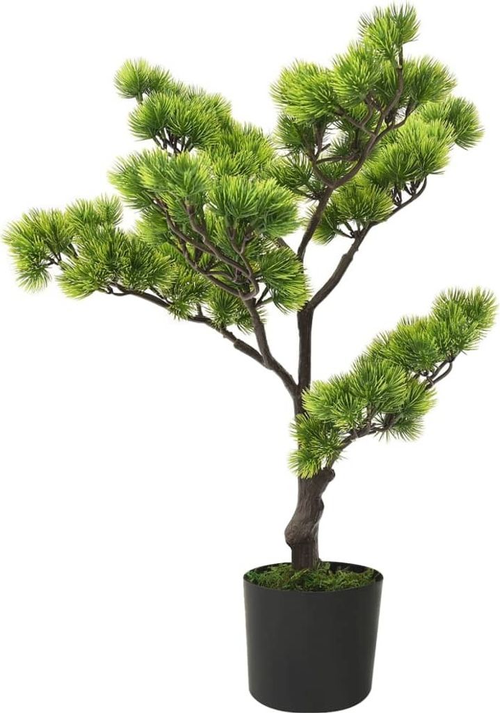 Künstlicher Bonsai Pinus mit Topf 60 cm Grün