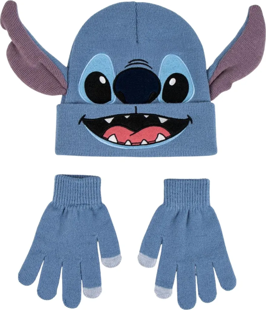 Set Invernale Cappello e Guanti Blu 2 Pezzi - Calore e Comfort Classico