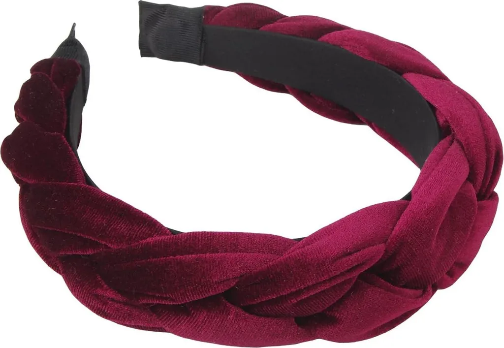 DRESHOW Cerchietto Intrecciato Velluto Donna Accessori Capelli Moda