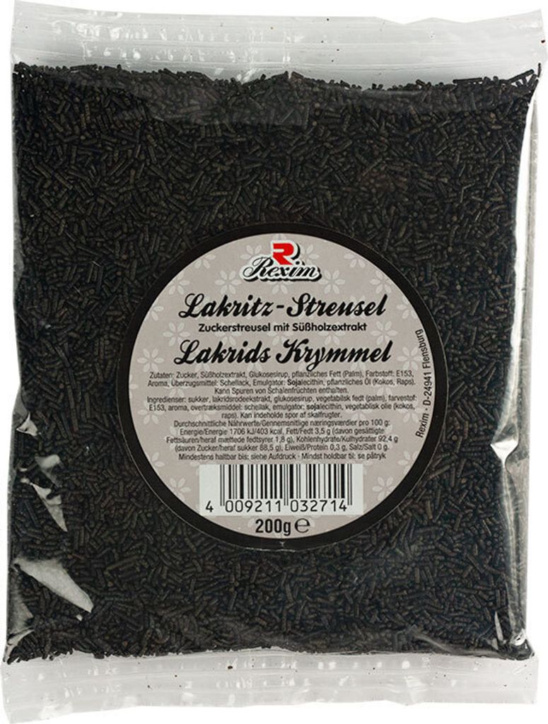 Rexim Lakritz-Streusel 200g Produktbild 