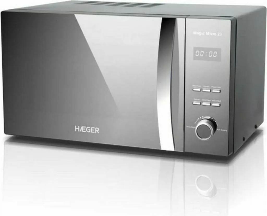 Micro-ondes Haeger Magic Micro 26 Gris 800W : Performance et Design Épuré - 3
