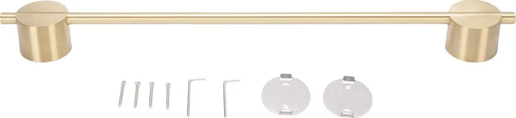 Porte-serviettes mural anti-rouille 60 cm, solution salle de bain inox