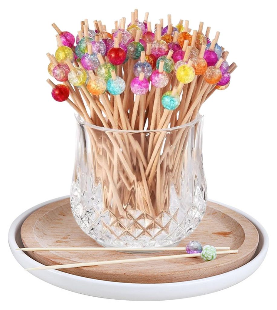100 Stück Cocktailspieße, 12 cm Spieße Fingerfood, Spiesse Produktbild 
