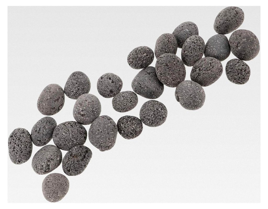 Saunasteine 1 kg natürliche Heizsteine 2-3 cm für Dampf- und Trockensaunen, allgemein kompatibel, langlebig, Saunazubehör für Wellness und Saun...
