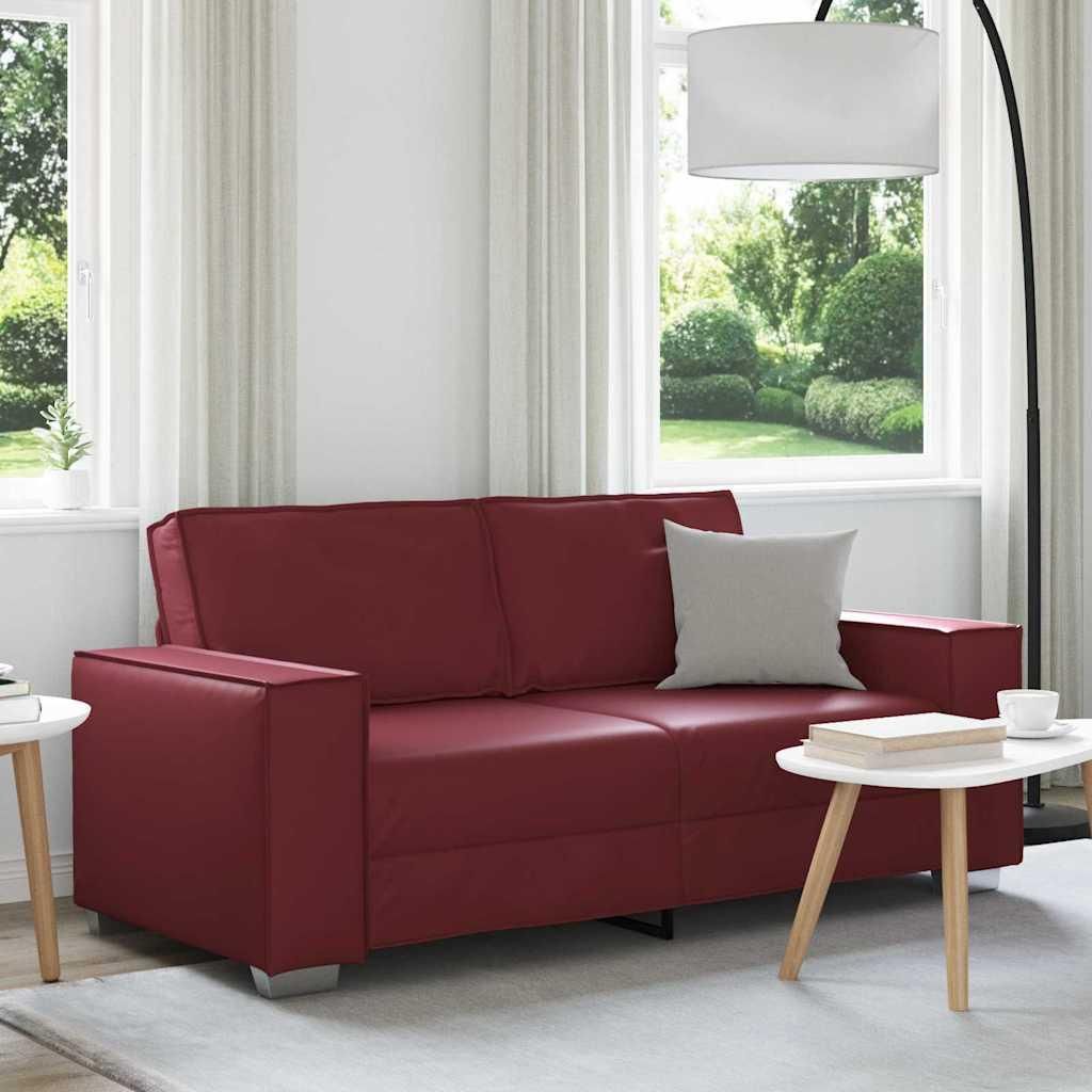 CLORIS Sofa Weinrot 180 x 78 x 84 cm Stoff - Klassische Sofas 1961