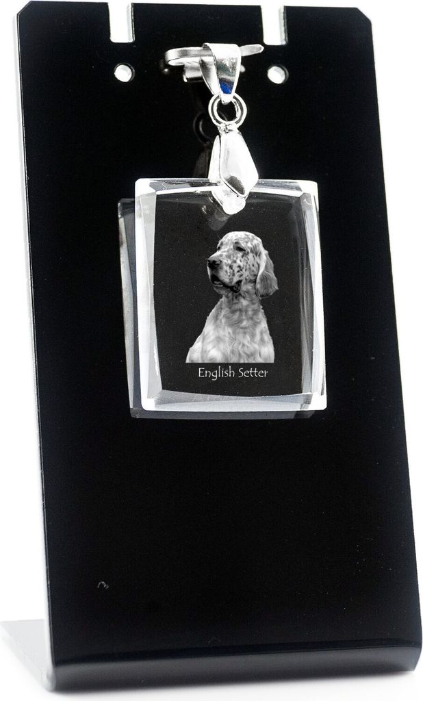 English Setter, Englischer Setter - Kristallanhänger für Hunde, Foto-Halskette, einzigartiger Schmuck von Art-Dog