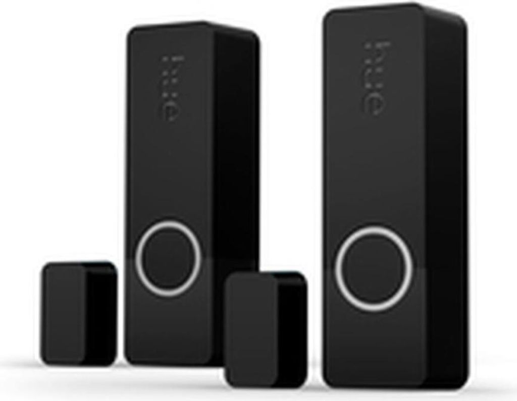 Philips Secure Kontaktsensor Doppelpack schwarz, Kabellos, Produktbild 