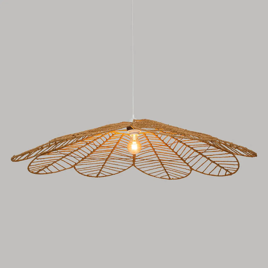 Habillez vos grands volumes avec la suspension fleur FOLK Ø 98 cm design zen