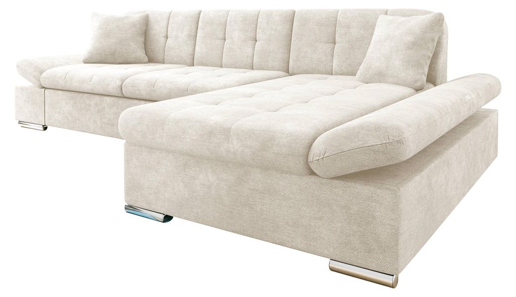 MIRJAN24 Ecksofa Montana mit Regulierbare Armlehnen, L-Form Sofa vom Hersteller (Lumo 55, Seite: Rechts)