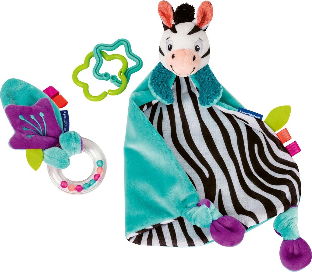Fühlen, rasseln, spielen (Geschenk-Set: Zebra) Ravensburger 04858