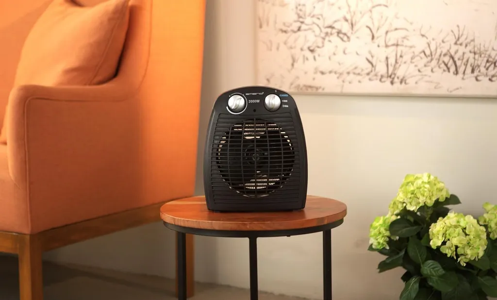 Termoventilatore da Scrivania 2000W - Calore Rapido per Ufficio e Studio - 6