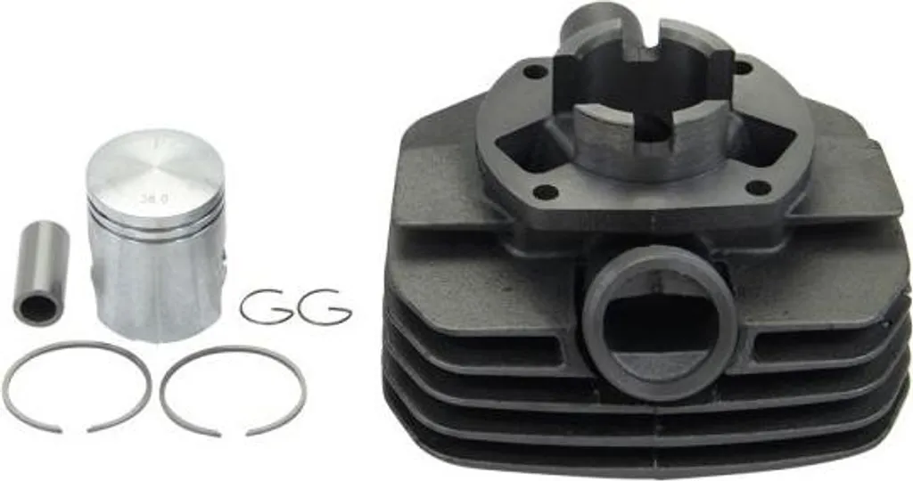 Cylindre avec piston 38mm 50ccm pour moteur Hercules 2,9 CV d'origine